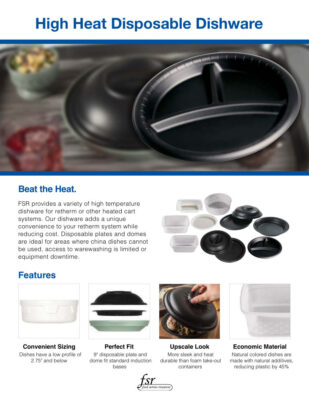 fsr high heat disposable dishware 8.5x11 flyer